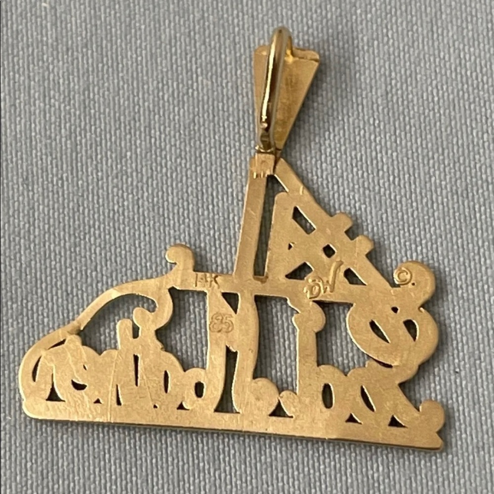 14k Gold God Mother Charm - Picture 3 of 10